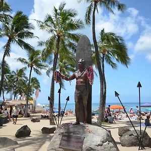 Kuhio Village 810a King Studio, Waikiki Ocean View! Apartment Honolulu
