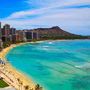 1414- Heart Of Waikiki With Kitchen - Free Parking - View Honolulu