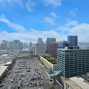 아파트호텔 Luxury Ala Moana 25th Floor With Balcony 호놀룰루