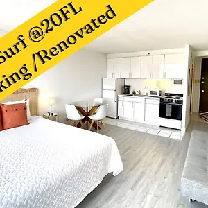 Marine Surf 20fl Free Parking Renovated - Cal King 公寓式酒店